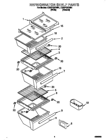 Refrigerator shelves