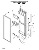 Refrigerator door