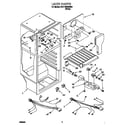 Whirlpool 3VET16GKGW00 liner diagram