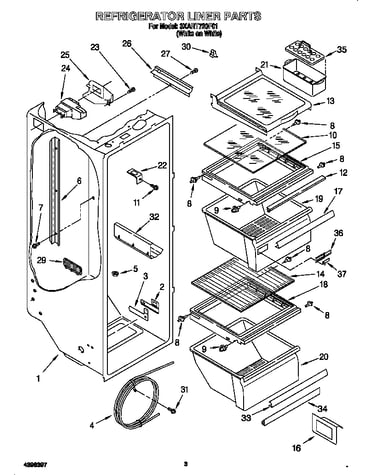 Refrigerator liner