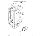 Whirlpool 3VED27DQFW01 refrigerator liner diagram