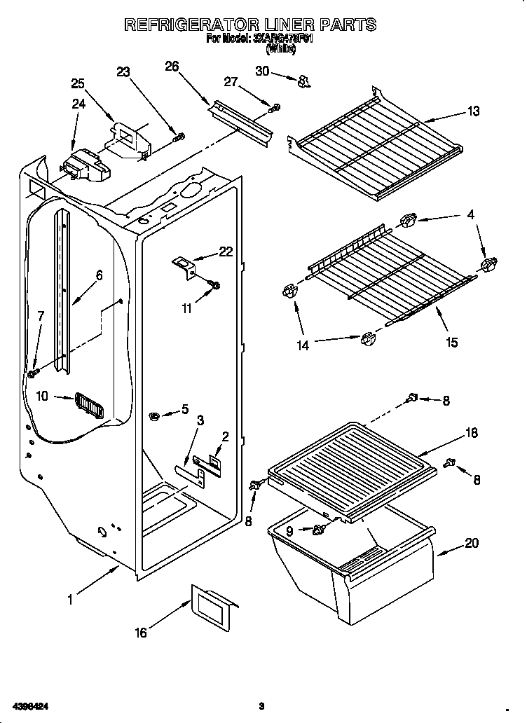 Refrigerator liner
