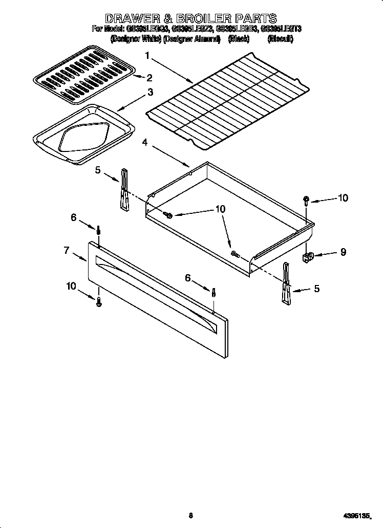 Drawer and broiler