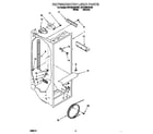 Whirlpool 3VED23DQFW01 refrigerator liner diagram