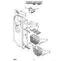 Whirlpool 3VED23DQFW01 freezer liner diagram