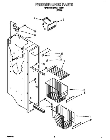 Freezer liner
