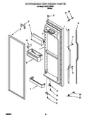 Refrigerator door