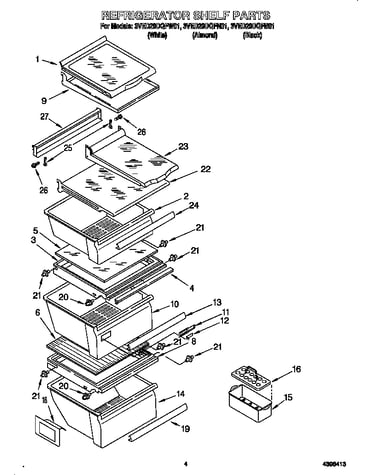 Refrigerator shelves