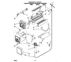 Whirlpool 3VED29DQFW01 icemaker diagram