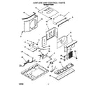 Whirlpool RE123F0 airflow and control diagram