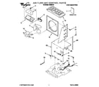 Whirlpool AD025SJ0 air flow and control diagram