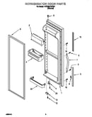 Refrigerator door