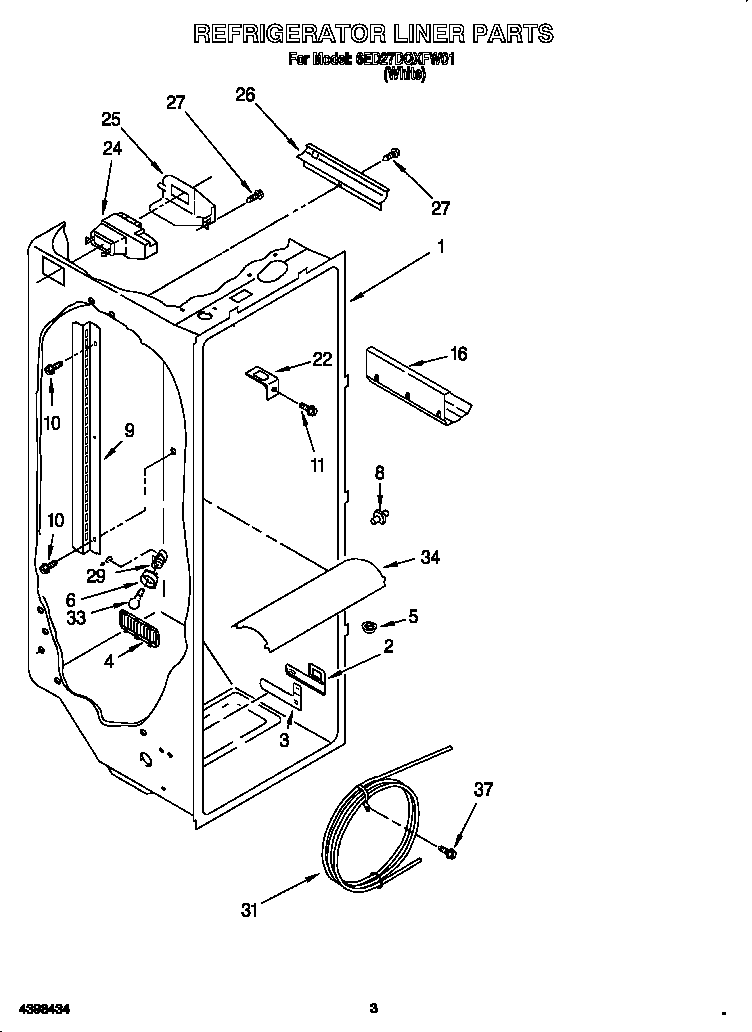 Refrigerator liner