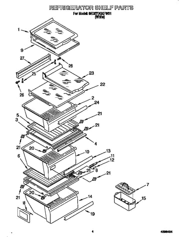 Refrigerator shelf