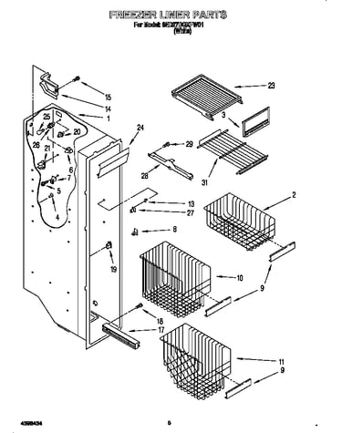 Freezer liner