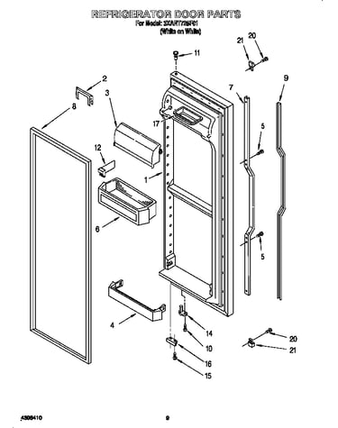 Refrigerator door