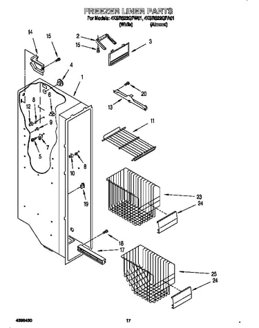 Freezer liner