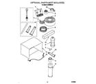 Whirlpool ACM052XJ0 optional parts (not included) diagram