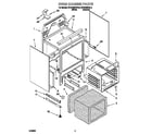 KitchenAid KERC500EWH4 oven chassis diagram