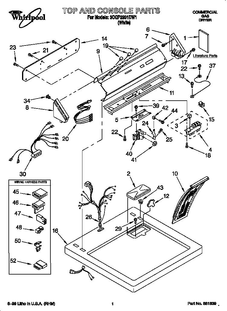 Top and console