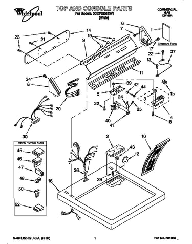 Top and console