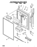 Refrigerator door