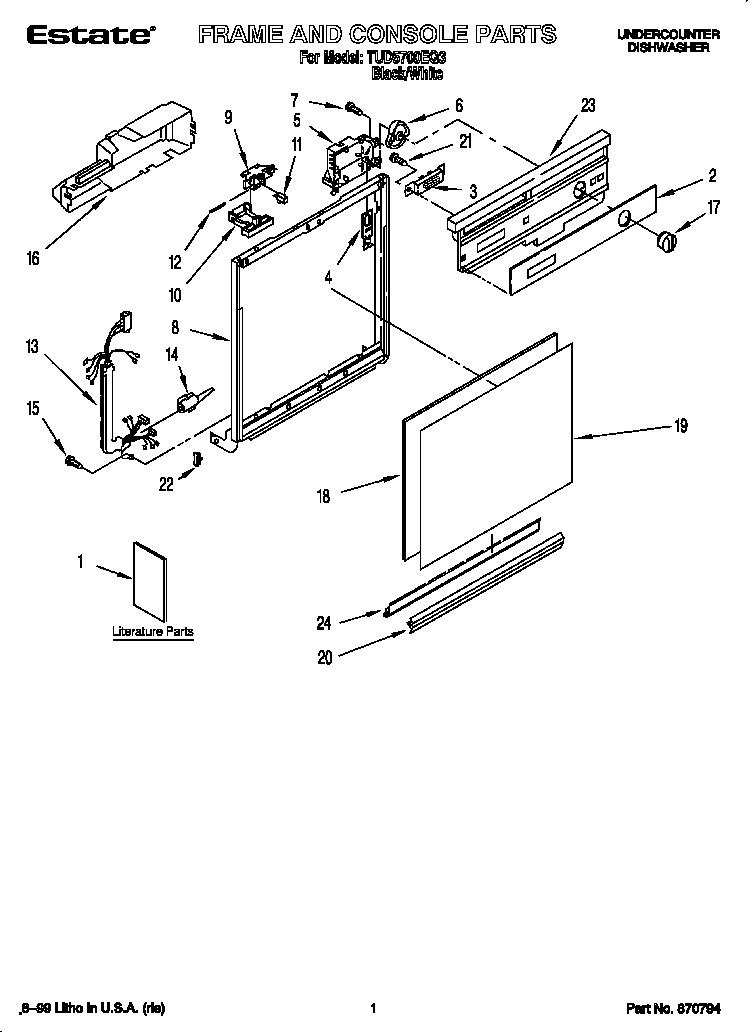 FRAME AND CONSOLE