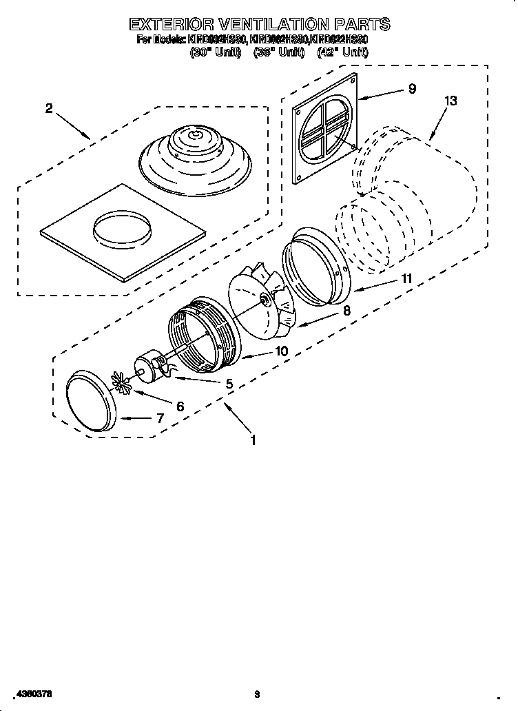 Exterior ventilation