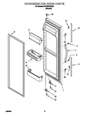 Refrigerator door