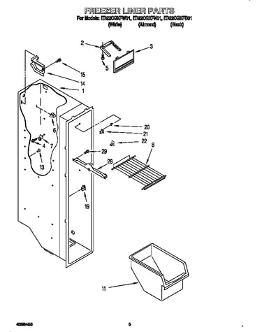 Freezer liner