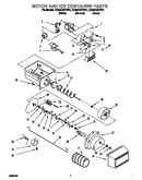 Motor and ice container
