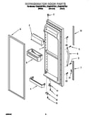 Refrigerator door