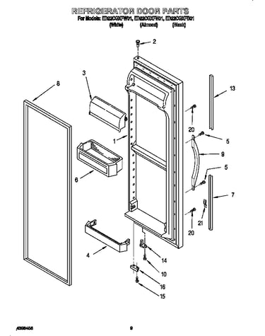 Refrigerator door