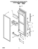 Refrigerator door