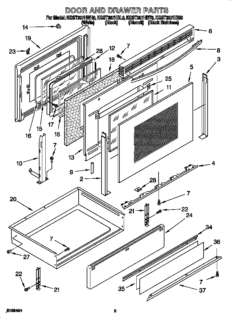 Door and drawer