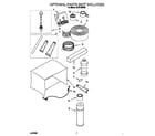 Whirlpool ACE124XH0 optional parts (not included) diagram