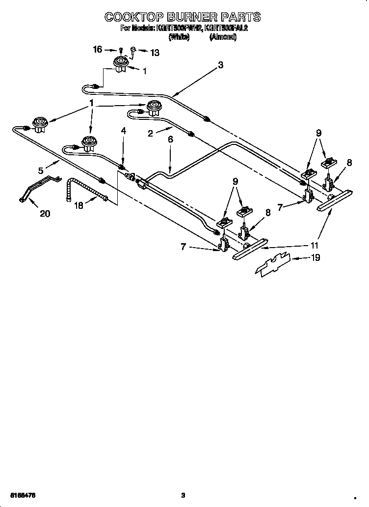 Cooktop burner
