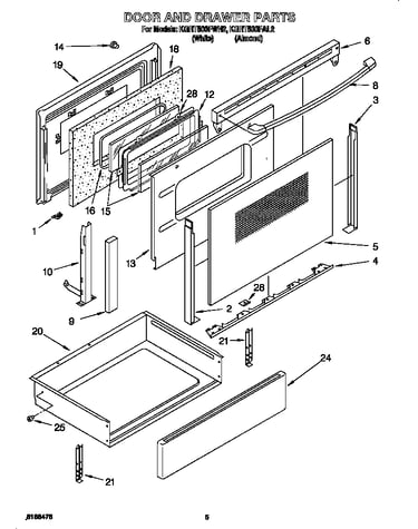 Door and drawer