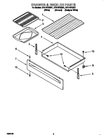 Drawer and broiler