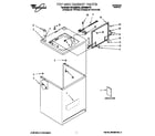 Whirlpool GSL9365EQ2 top and cabinet diagram