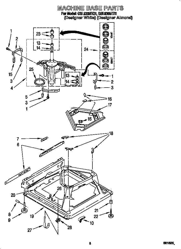 Machine base
