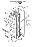 Refrigerator door