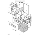 KitchenAid KERC500EWH1 oven chassis diagram