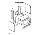 Roper FGP310VW2 oven diagram