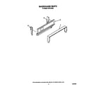 Roper FGP310VW2 backguard diagram