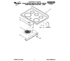 Whirlpool GR399LXGZ1 cooktop diagram