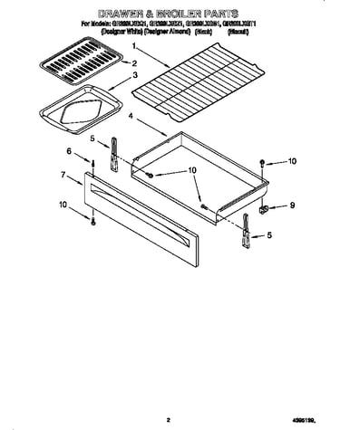 Drawer and broiler
