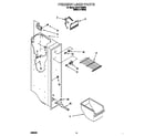 Whirlpool 3XART720F02 freezer liner diagram