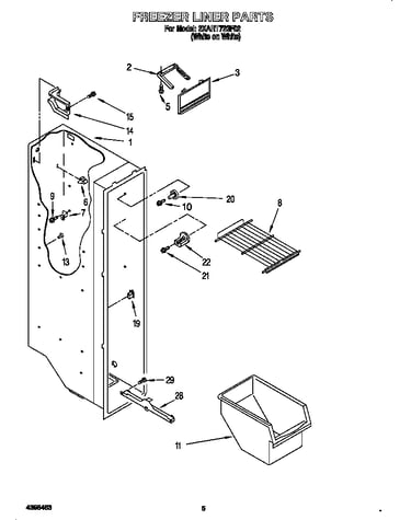Freezer liner