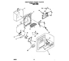 Whirlpool 3XART720F02 dispenser front diagram